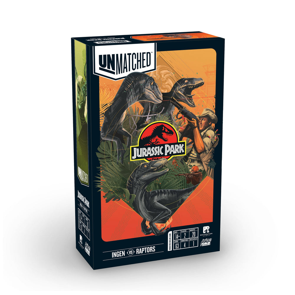 Unmatched: Jurassic Park - InGen vs. Raptors (ONLINE ORDER ONLY)