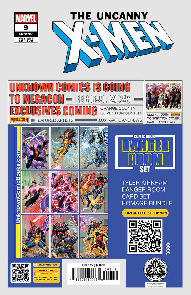 Uncanny X-men #9 Unknown Comics Stephen Segovia Exclusive Var (01/22/2025) (ONLINE ORDER ONLY)