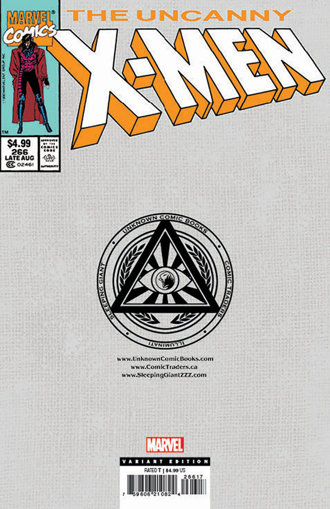 Uncanny X-Men #266 Facsimile Unknown Comics Exclusive Blank Var (08/07/2024) (ONLINE ORDER ONLY)