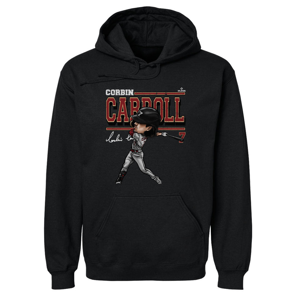 Corbin Carroll Arizona Cartoon WHT (ONLINE ORDER ONLY)