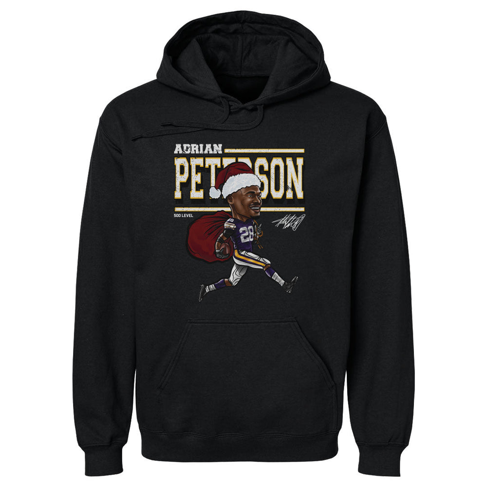 Adrian Peterson Minnesota Cartoon Santa Hat WHT (ONLINE ORDER ONLY)