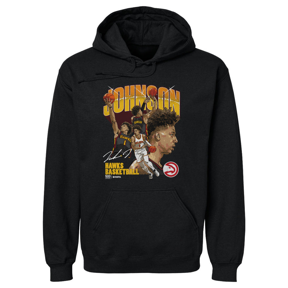 Jalen Johnson Atlanta Hawks Collage WHT (ONLINE ORDER ONLY)