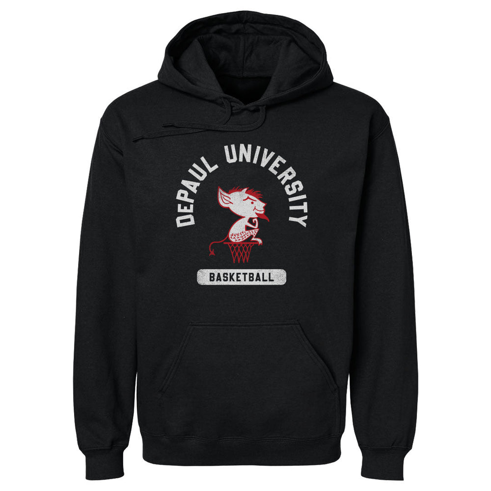 DePaul Blue Demons Mascot Basketball WHT