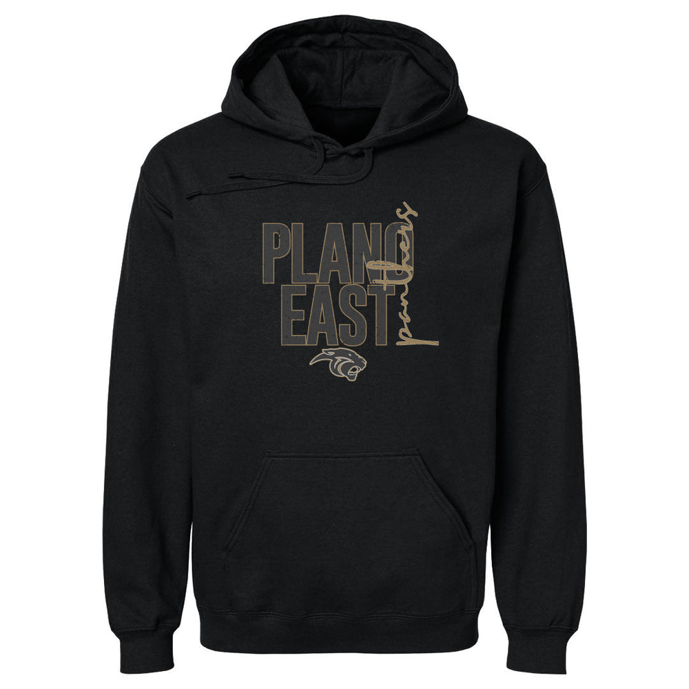 Crown Trio Plano East Panthers Vertical Cursive WHT (ONLINE ORDER ONLY)