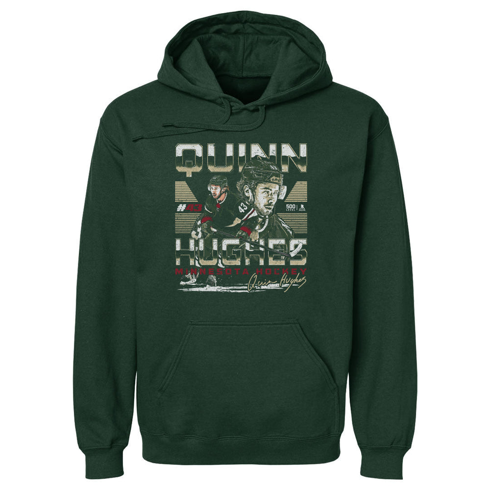Quinn Hughes Minnesota Dual WHT (ONLINE ORDER ONLY)