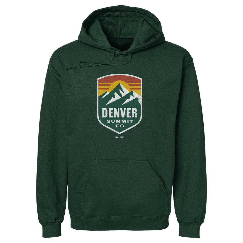 Denver Summit FC Vintage Primary Logo WHT (ONLINE ORDER ONLY)