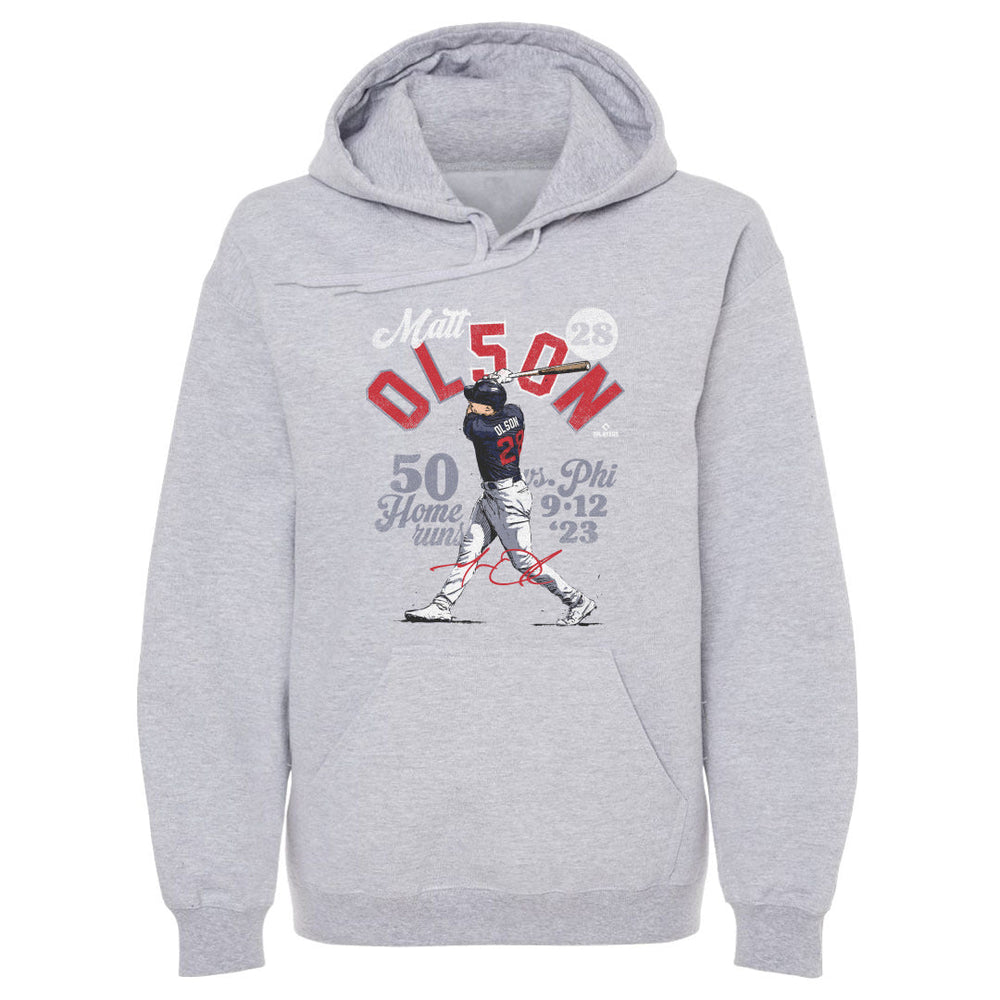 Matt Olson Atlanta 50 Homers WHT (ONLINE ORDER ONLY)
