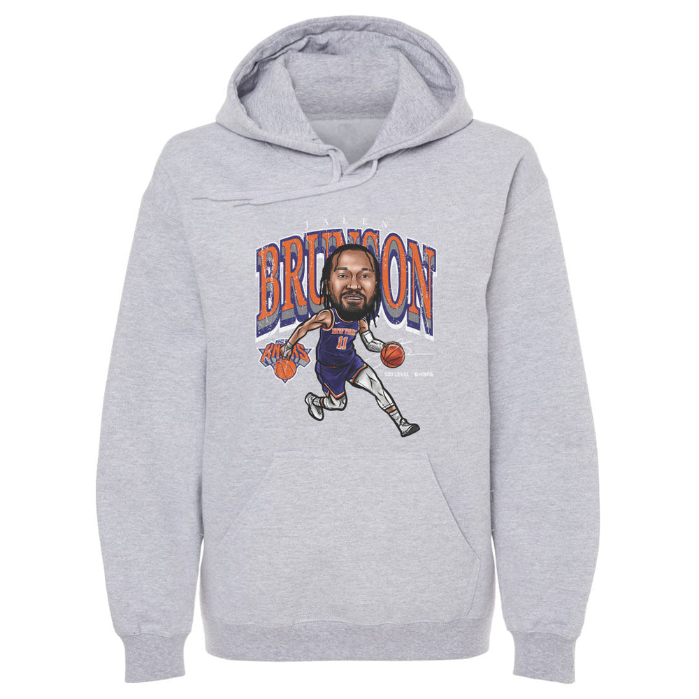 Jalen Brunson New York Knicks Cartoon WHT