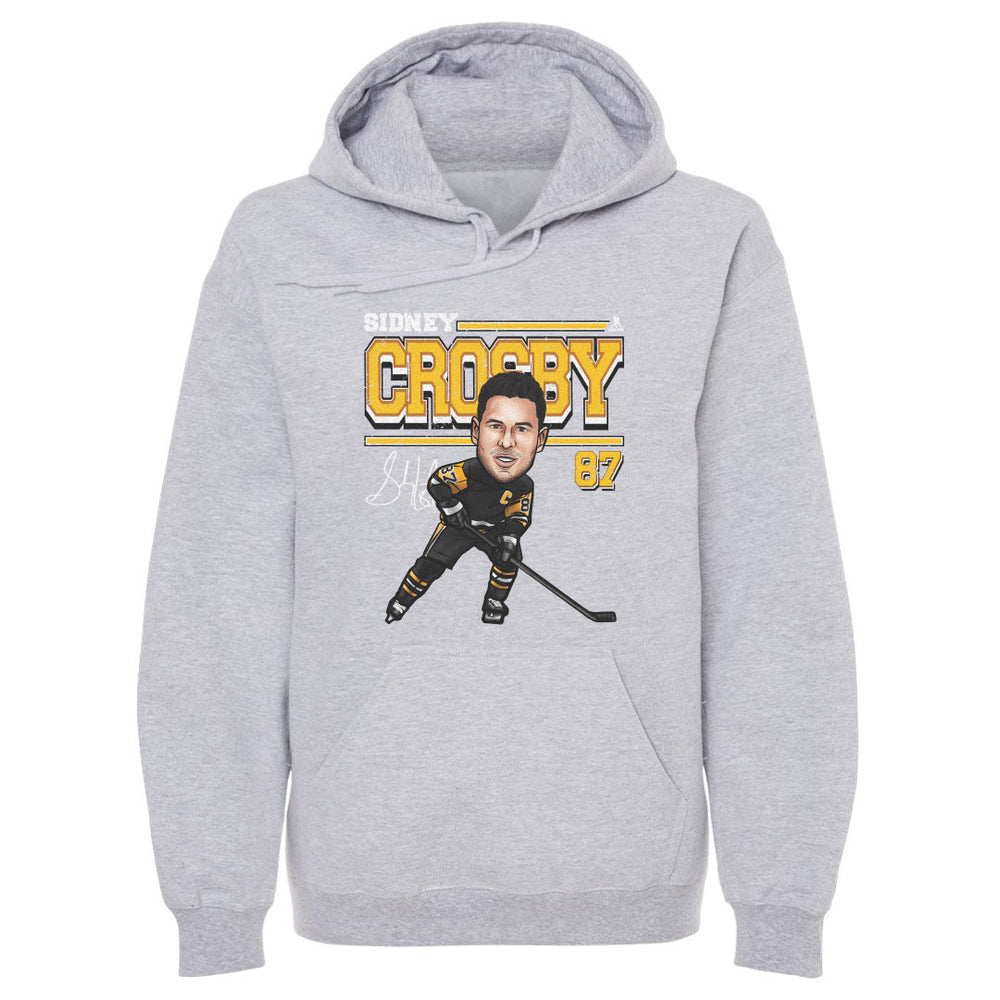 Sidney Crosby Pittsburgh Cartoon WHT (ONLINE ORDER ONLY)