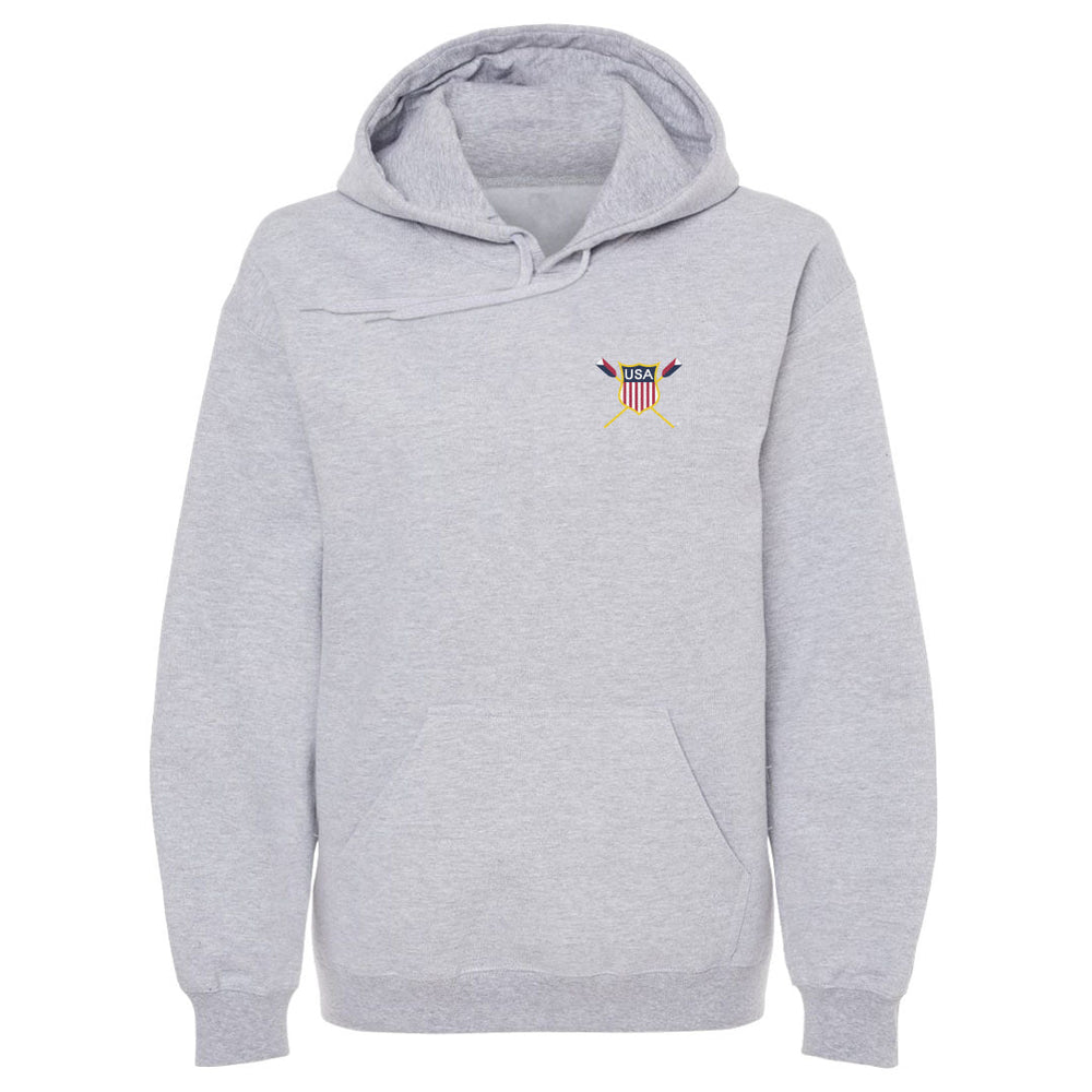 USRowing Emblem Pocket Color WHT (ONLINE ORDER ONLY)
