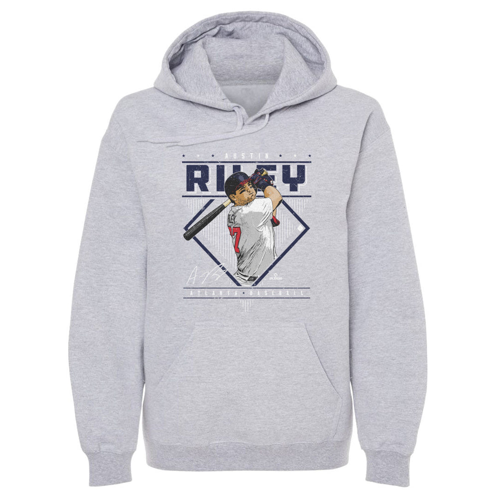Austin Riley Atlanta Diamond Name WHT (ONLINE ORDER ONLY)