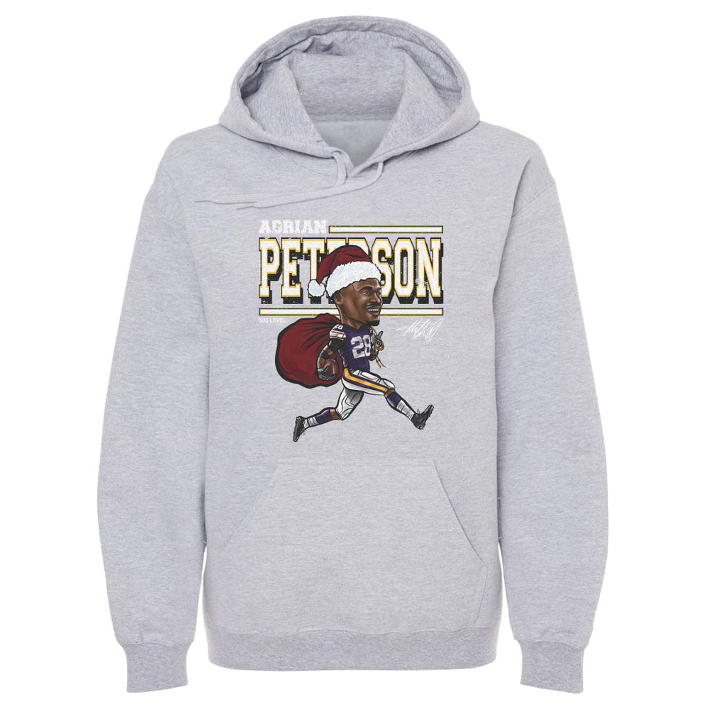 Adrian Peterson Minnesota Cartoon Santa Hat WHT (ONLINE ORDER ONLY)