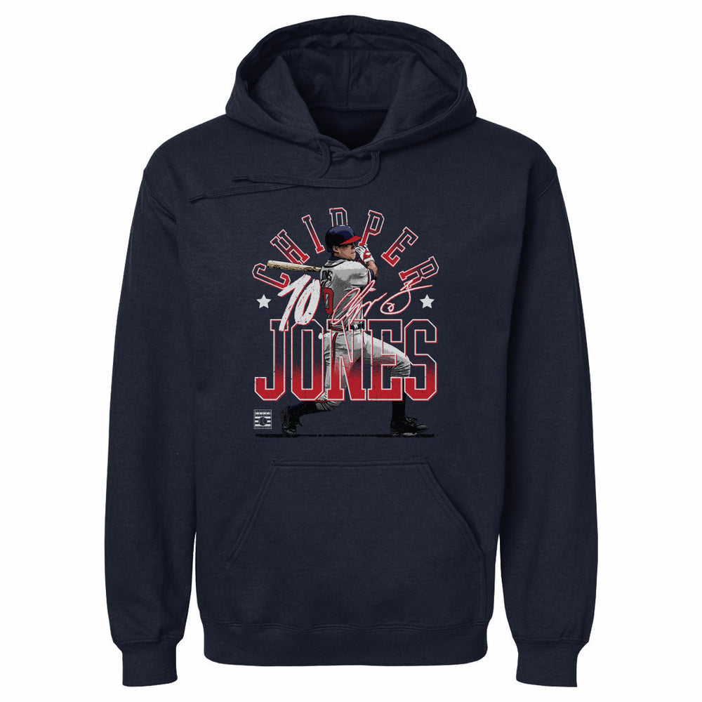 Chipper Jones Atlanta Arch WHT (ONLINE ORDER ONLY)