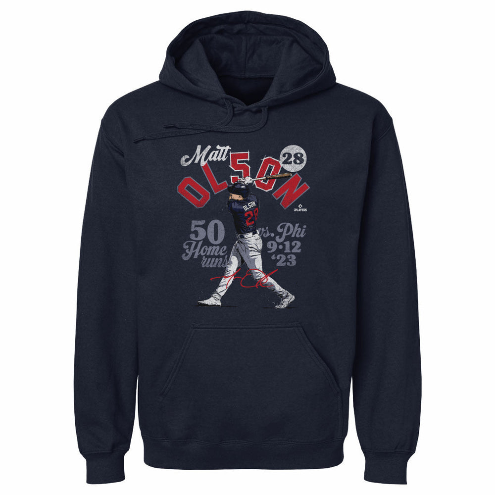 Matt Olson Atlanta 50 Homers WHT (ONLINE ORDER ONLY)