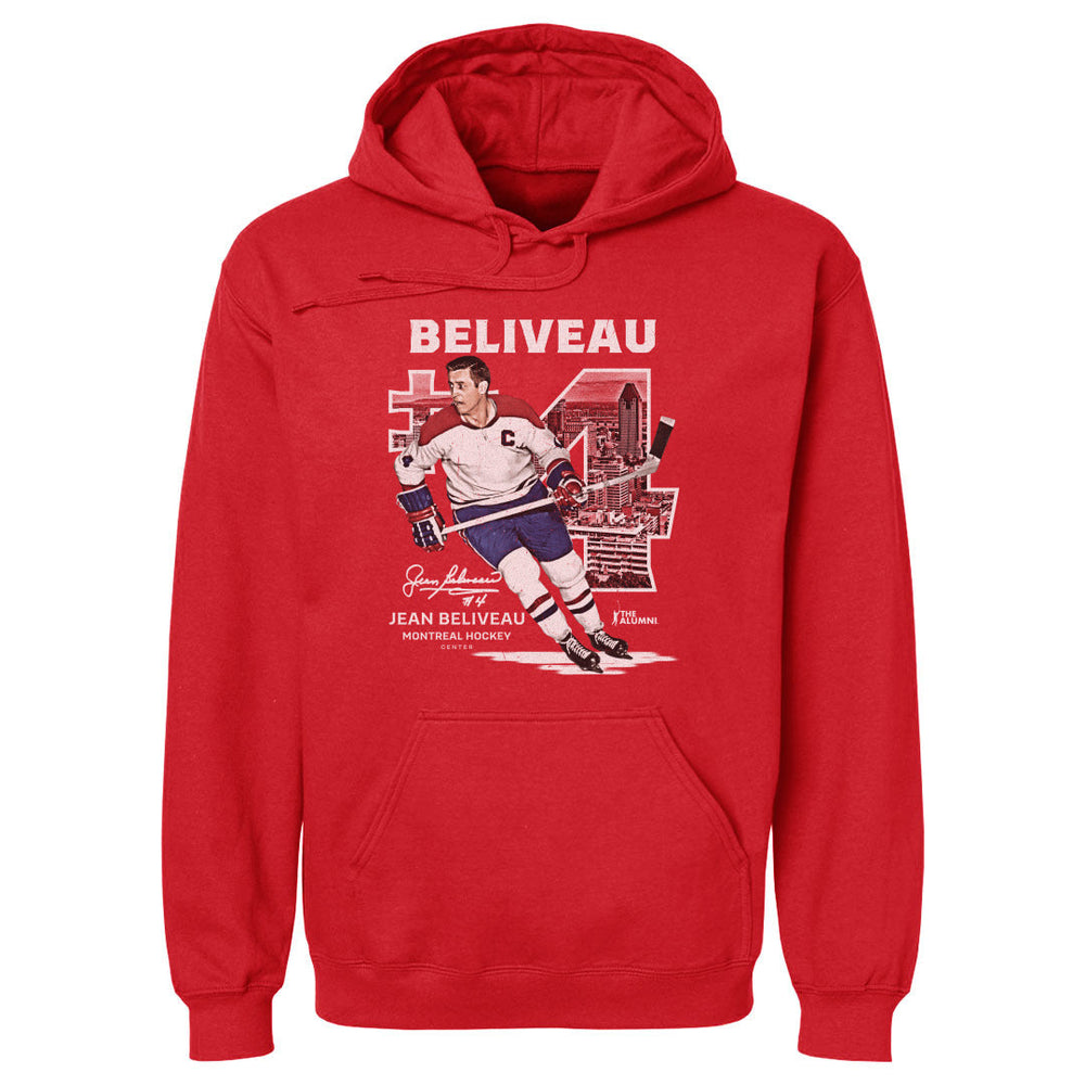 Jean Beliveau Montreal Throwback WHT (ONLINE ORDER ONLY)