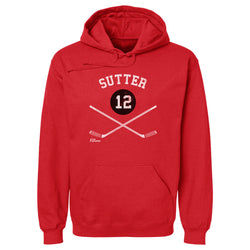 Brent Sutter Chicago 12 Sticks WHT