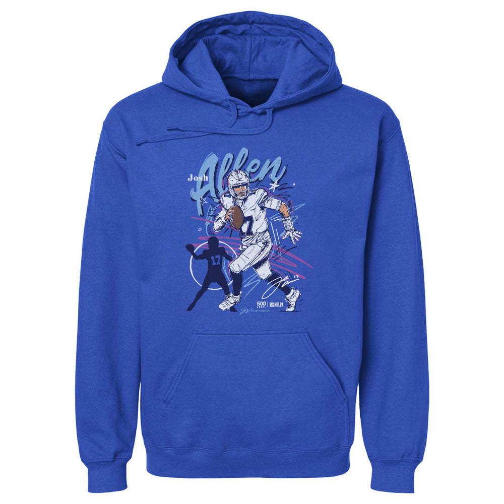 Josh Allen Buffalo Scribble WHT (ONLINE ORDER ONLY)