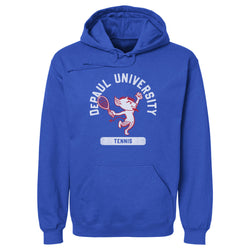 DePaul Blue Demons Mascot Tennis WHT