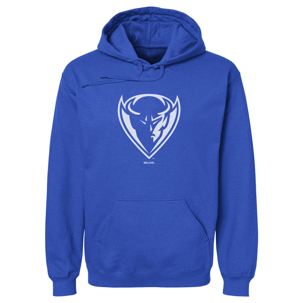 DePaul Blue Demons Primary Logo White WHT (ONLINE ORDER ONLY)