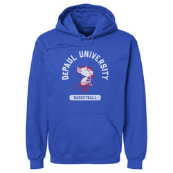 DePaul Blue Demons Mascot Basketball WHT