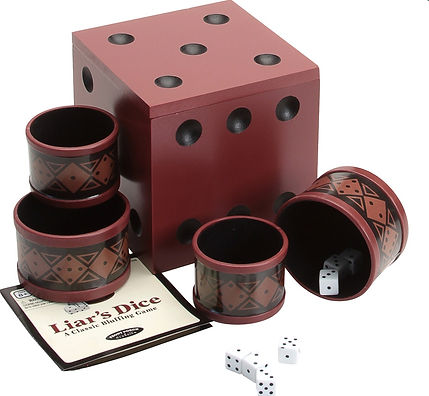 Liar's Dice: A Classic Bluffing Game (ONLINE ORDER ONLY)