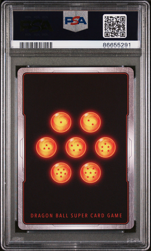 2021 DRAGON BALL SUPER CROSS SPIRITS SSG GOKU, LGNDRY SPRT #P-312 - PSA 10 (Online Order Only)