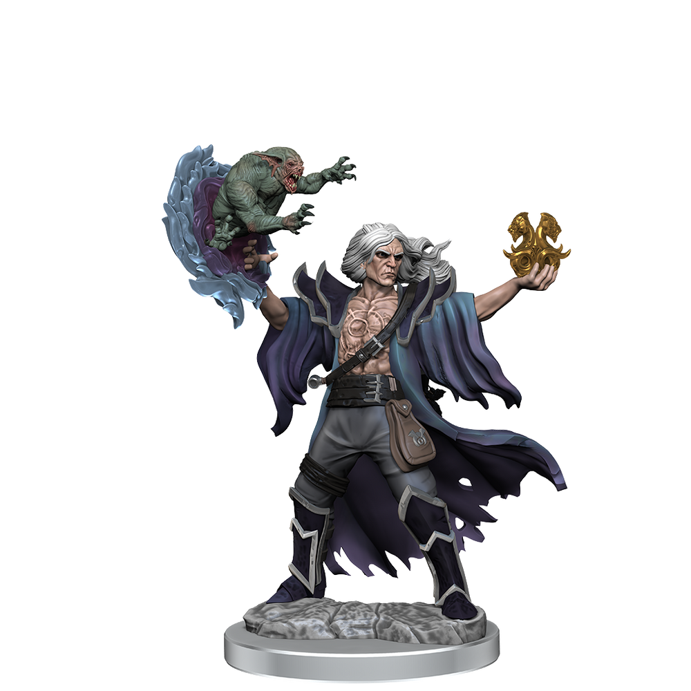 D&D: Frameworks - Human Warlock Male (ONLINE ORDER ONLY)