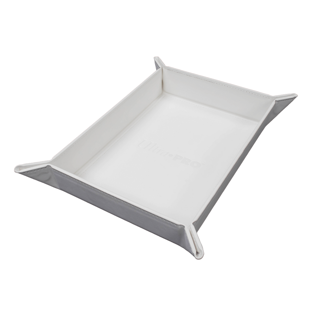 Vivid Magnetic Folding Dice Tray - White