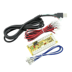 RAC-C200 Zero Delay Arcade Joystick  USB  Encoder PC Button Board Cables 2Pin Kit (Online Only)