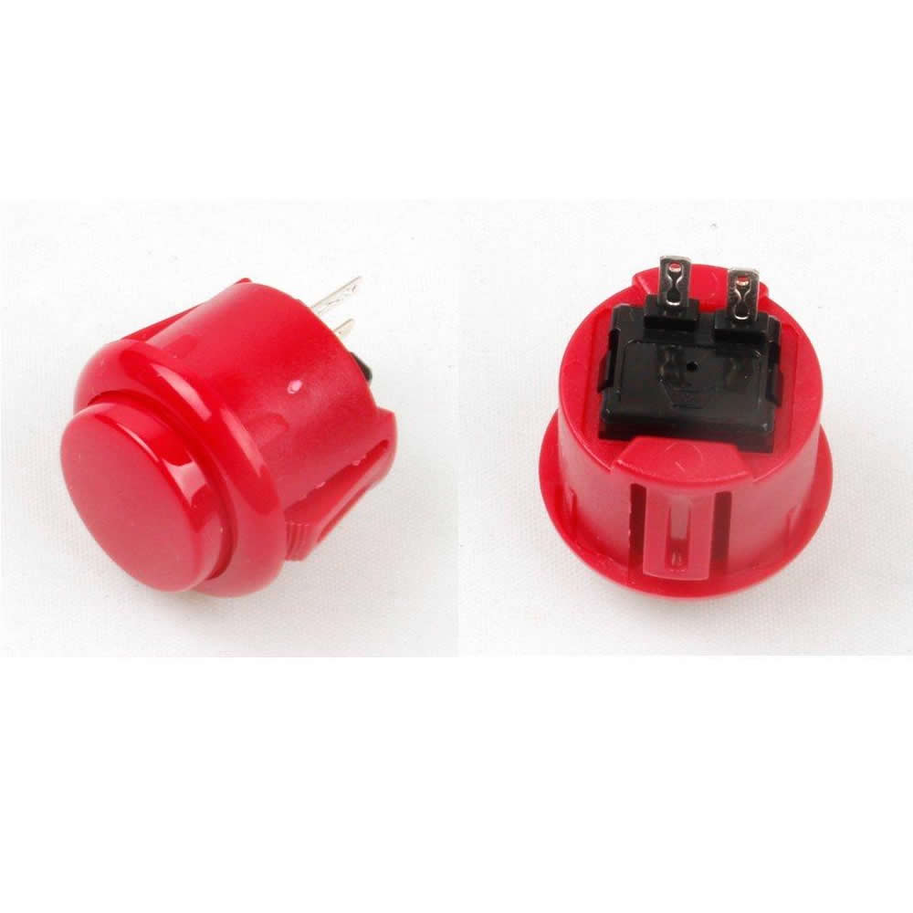 5pcs 24mm Push Button for Arcade Game Joystick Controller  Multi Colors (Online Only)