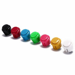 5pcs 24mm Push Button for Arcade Game Joystick Controller  Multi Colors (Online Only)