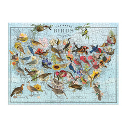 USA State Birds 1000 Piece Jigsaw Puzzle Galison (ONLINE ORDER ONLY)