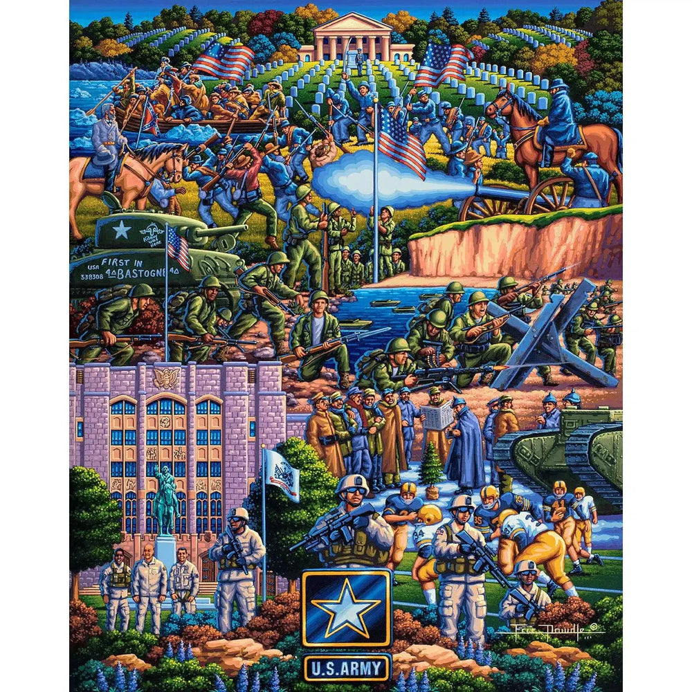U.S. Army 500 Piece Jigsaw Puzzle Dowdle (ONLINE ORDER ONLY)