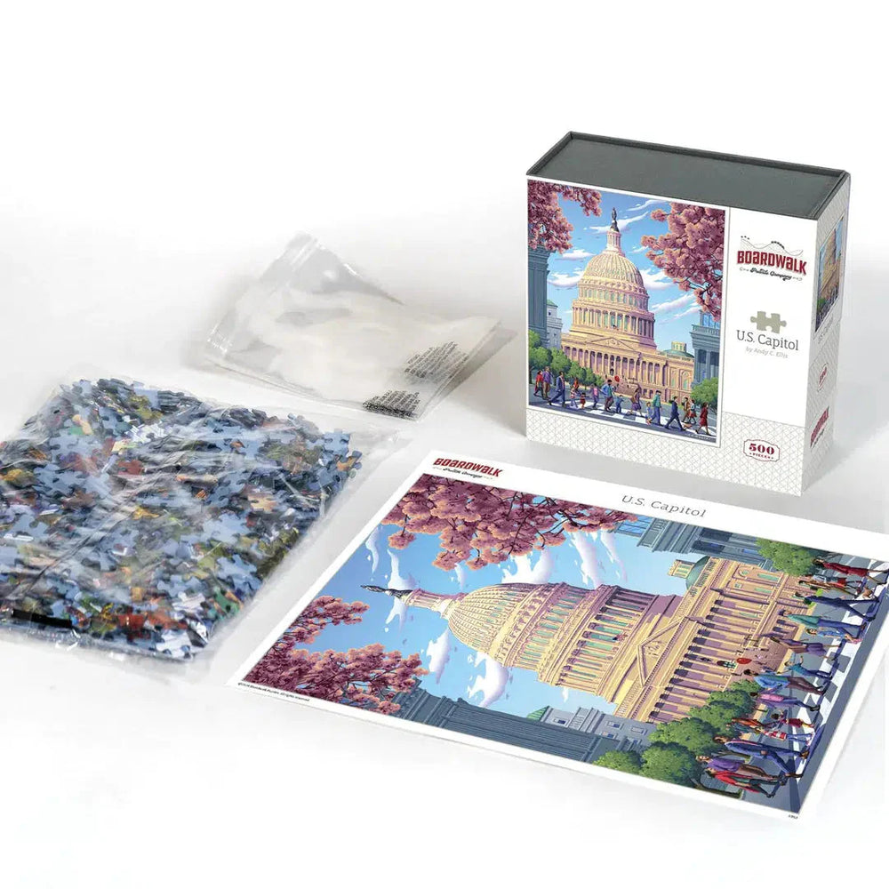 U.S. Capitol 500 Piece Jigsaw Puzzle Boardwalk (ONLINE ORDER ONLY)