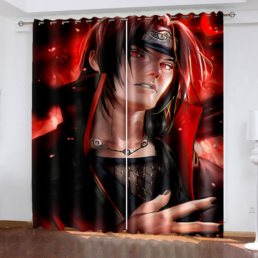 Uchiha Itachi Curtains Blackout Window Drapes (Online Order Only)