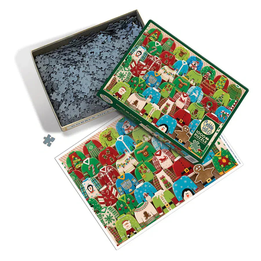 Ugly Xmas Sweaters 1000 Piece Jigsaw Puzzle Cobble Hill (ONLINE ORDER ONLY)