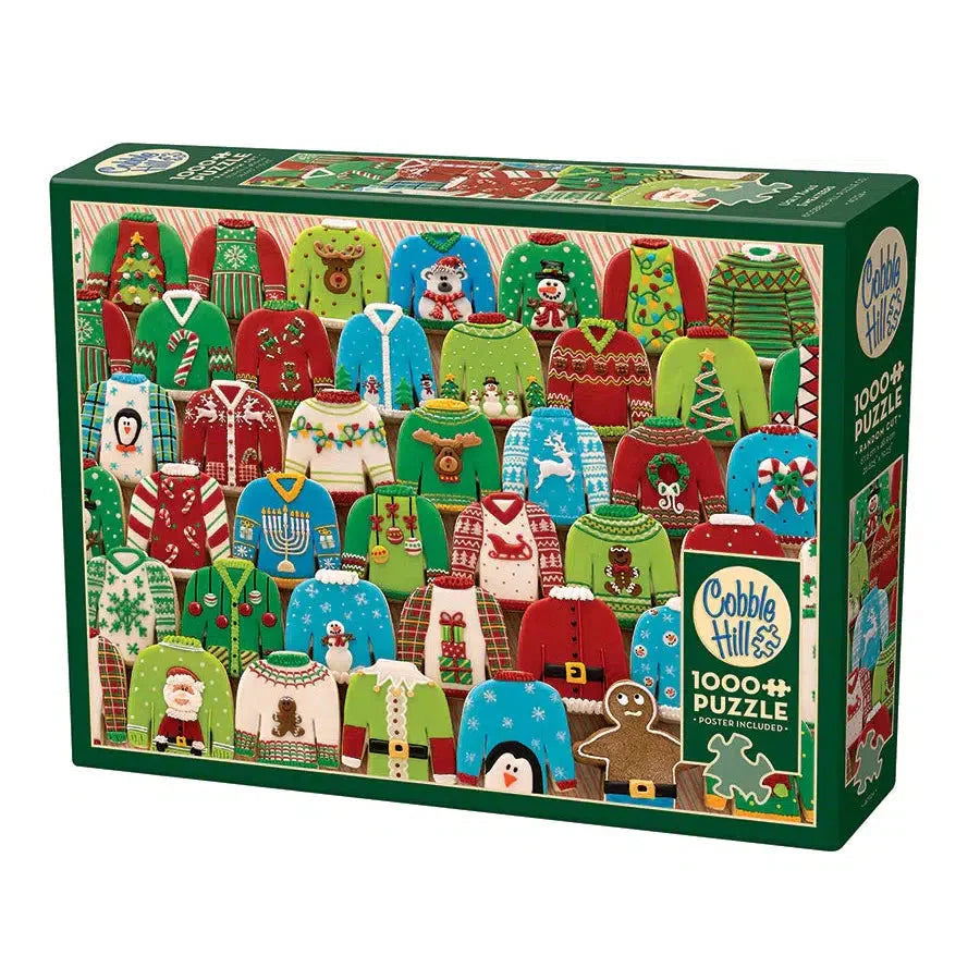 Ugly Xmas Sweaters 1000 Piece Jigsaw Puzzle Cobble Hill (ONLINE ORDER ONLY)