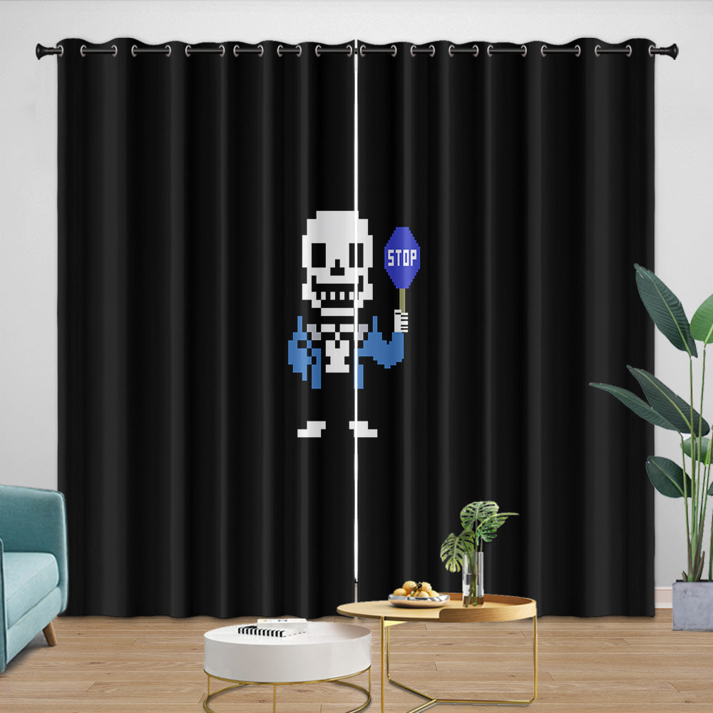 Undertale Curtains Blackout Window Drapes Room Decoration (Online Order Only)
