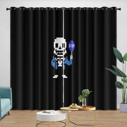 Undertale Curtains Blackout Window Drapes Room Decoration (Online Order Only)