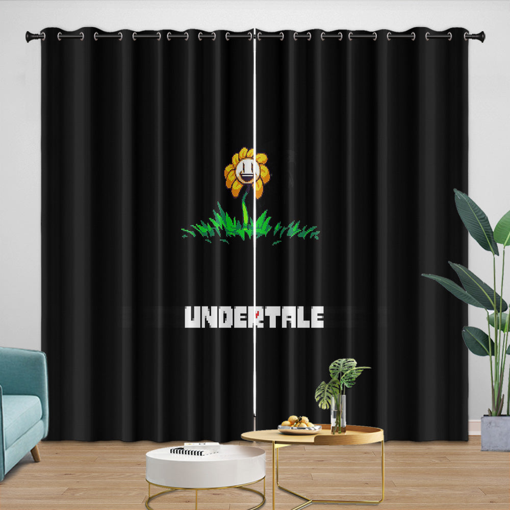 Undertale Curtains Blackout Window Drapes Room Decoration (Online Order Only)