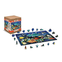 Underwater Adventures 400 Piece Wood Jigsaw Puzzle Wooden City (ONLINE ORDER ONLY)