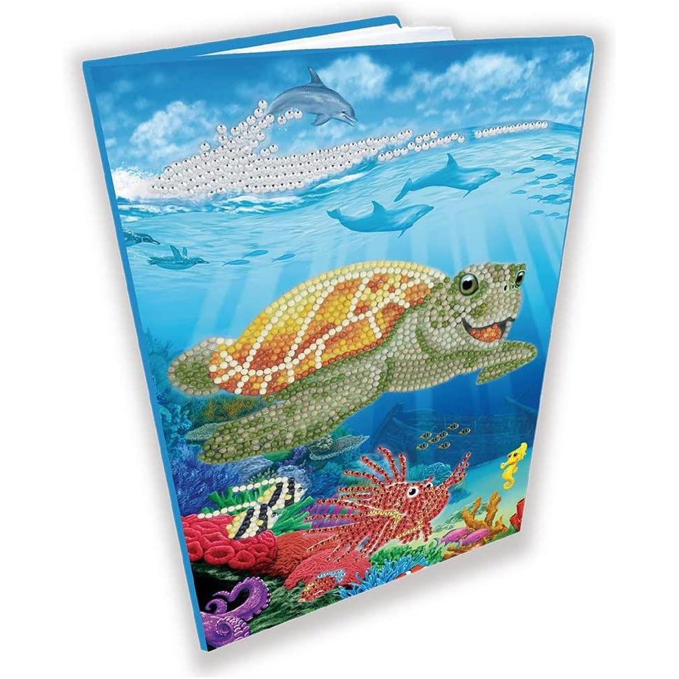 Underwater Turtle Crystal Art Notebook Kit Craft Buddy (ONLINE ORDER ONLY)