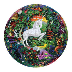 Unicorn Garden 500 Piece Round Jigsaw Puzzle eeBoo (ONLINE ORDER ONLY)