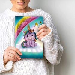 Unicorn Smile Crystal Art Notebook Kit Craft Buddy (ONLINE ORDER ONLY)
