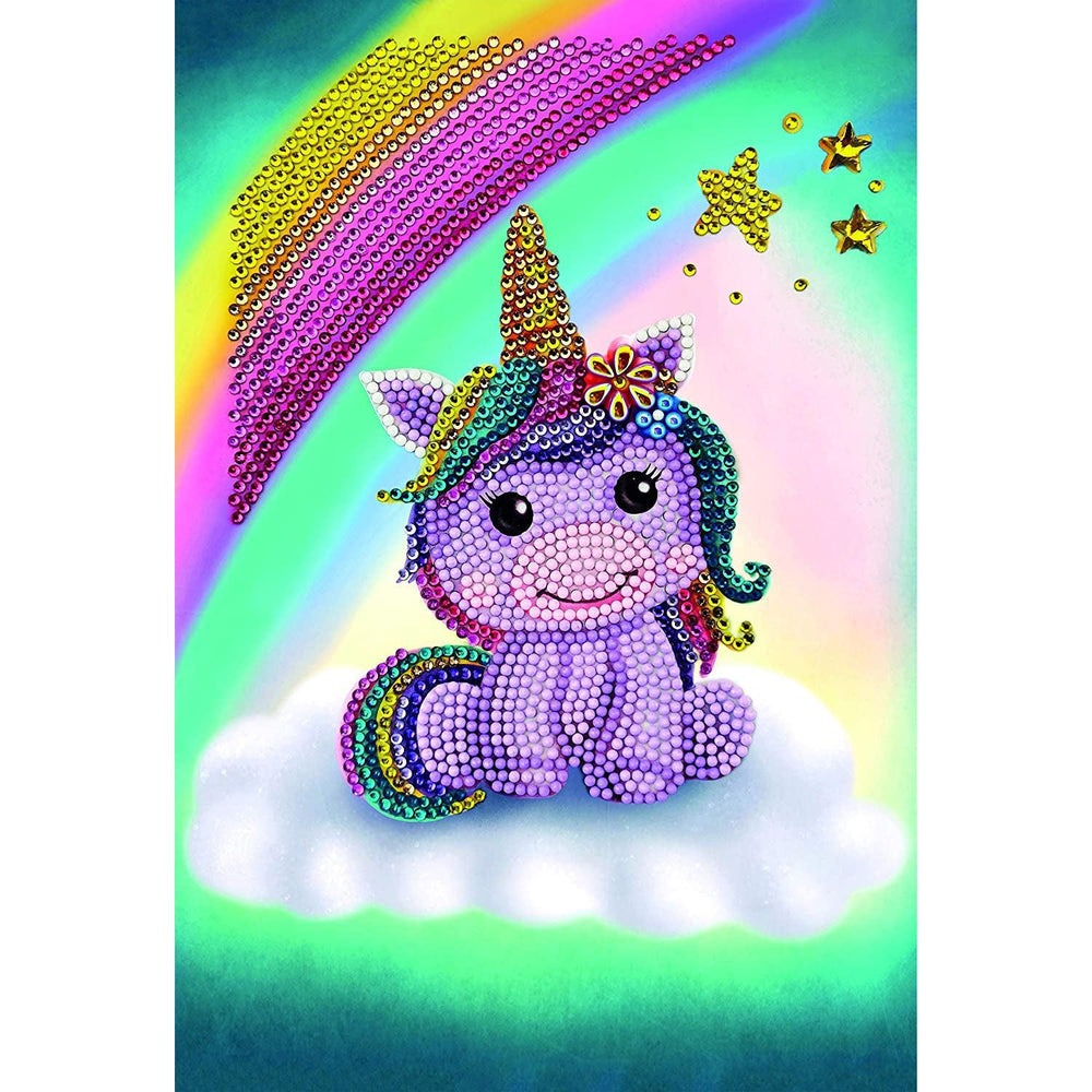 Unicorn Smile Crystal Art Notebook Kit Craft Buddy (ONLINE ORDER ONLY)