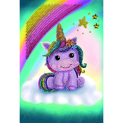 Unicorn Smile Crystal Art Notebook Kit Craft Buddy (ONLINE ORDER ONLY)