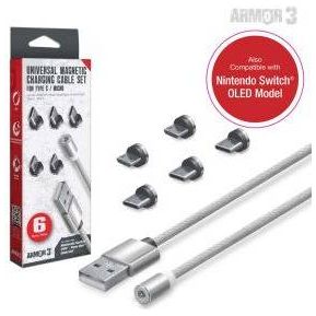 Universal Magnetic Charging Cable Set 6 Pcs (Online Order Only)