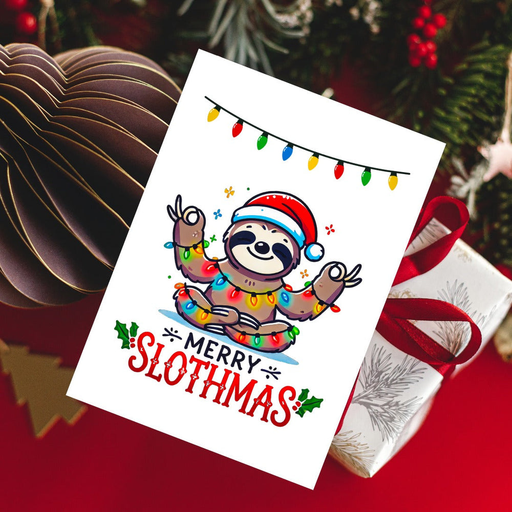 Merry Slothmas Christmas Card (ONLINE ORDER ONLY)