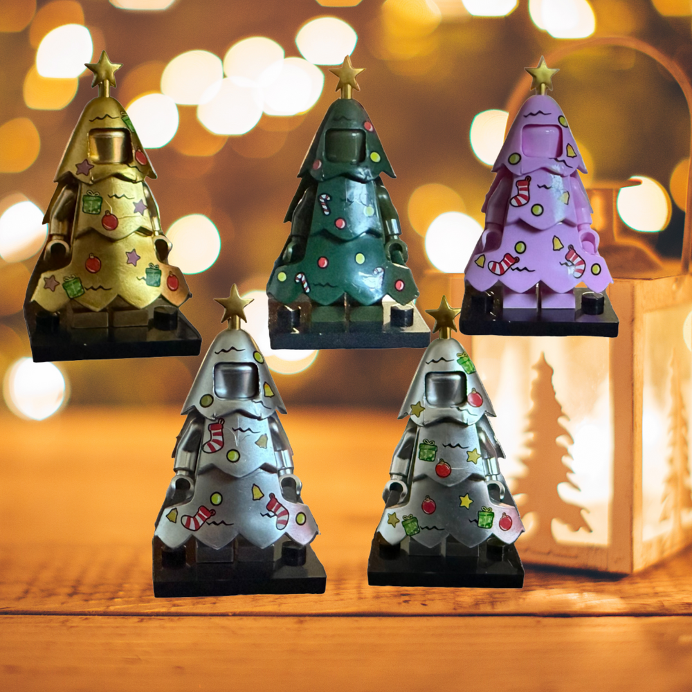 Christmas Tree Monochrome Minifigure - 5 Styles (ONLINE ORDER ONLY)
