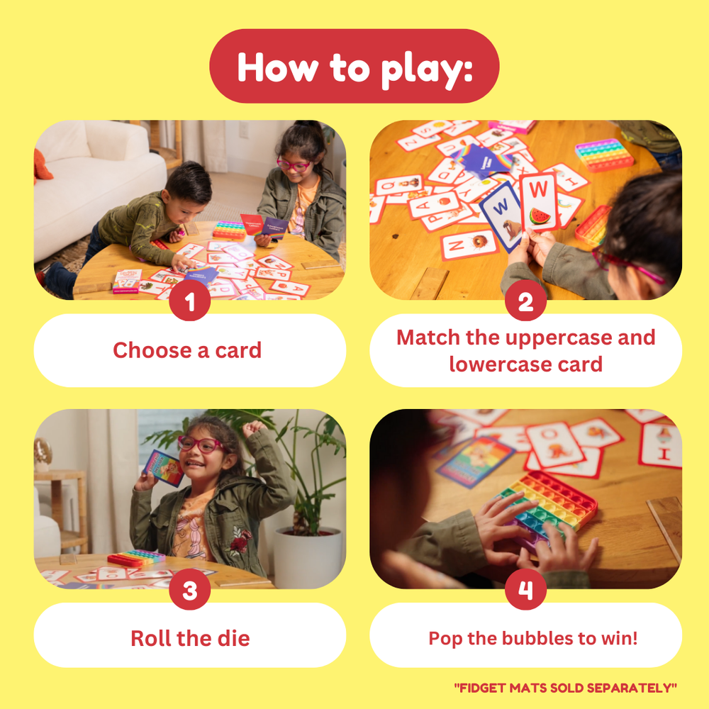 ABC: Learn Uppercase & Lowercase Letters Card Pack (Online Order Only)